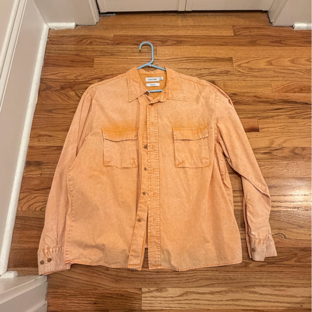 Calvin Klein Light Orange Casual Shirt